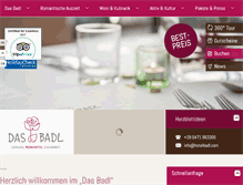 Tablet Screenshot of hotelbadl.com